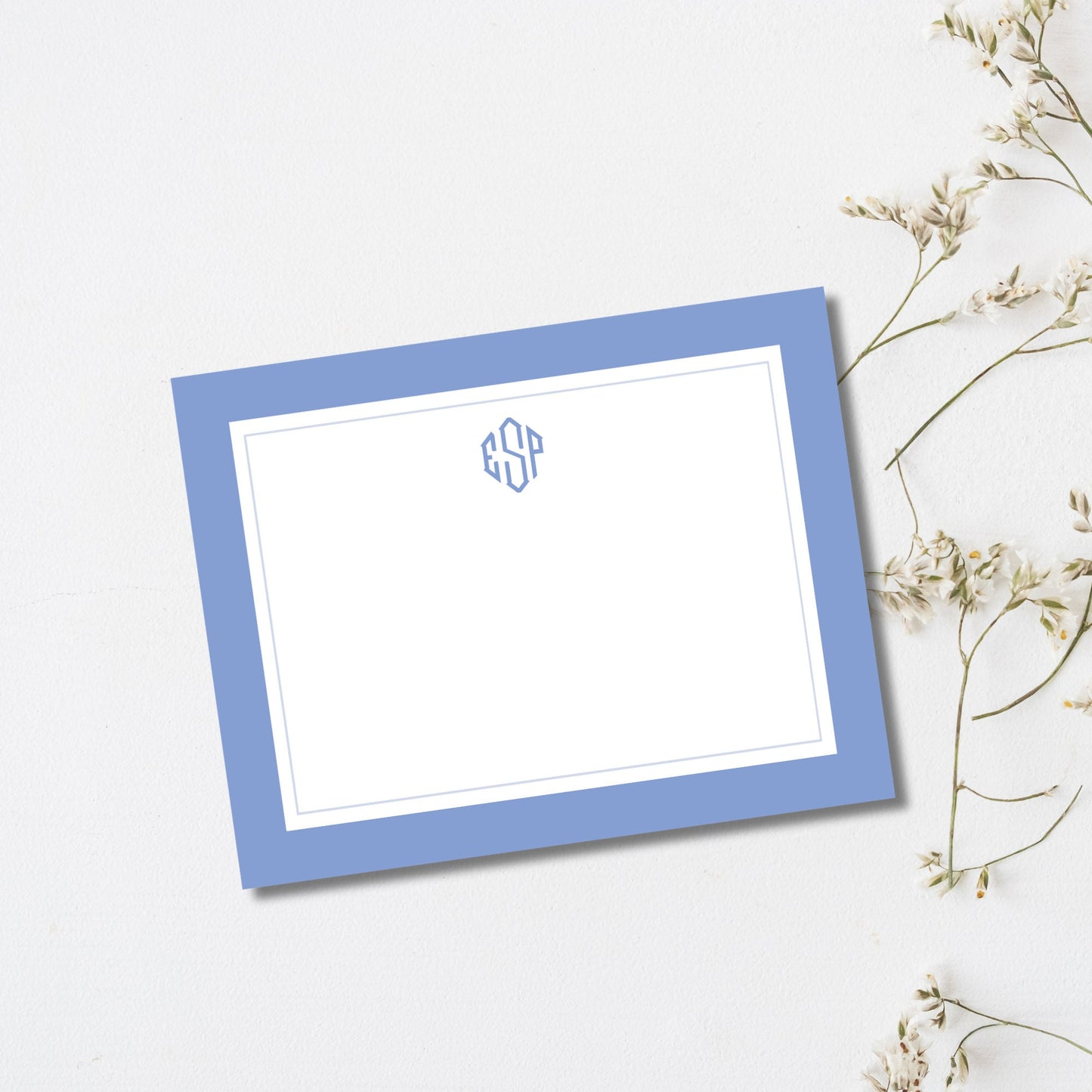 Blue Toile Notecards