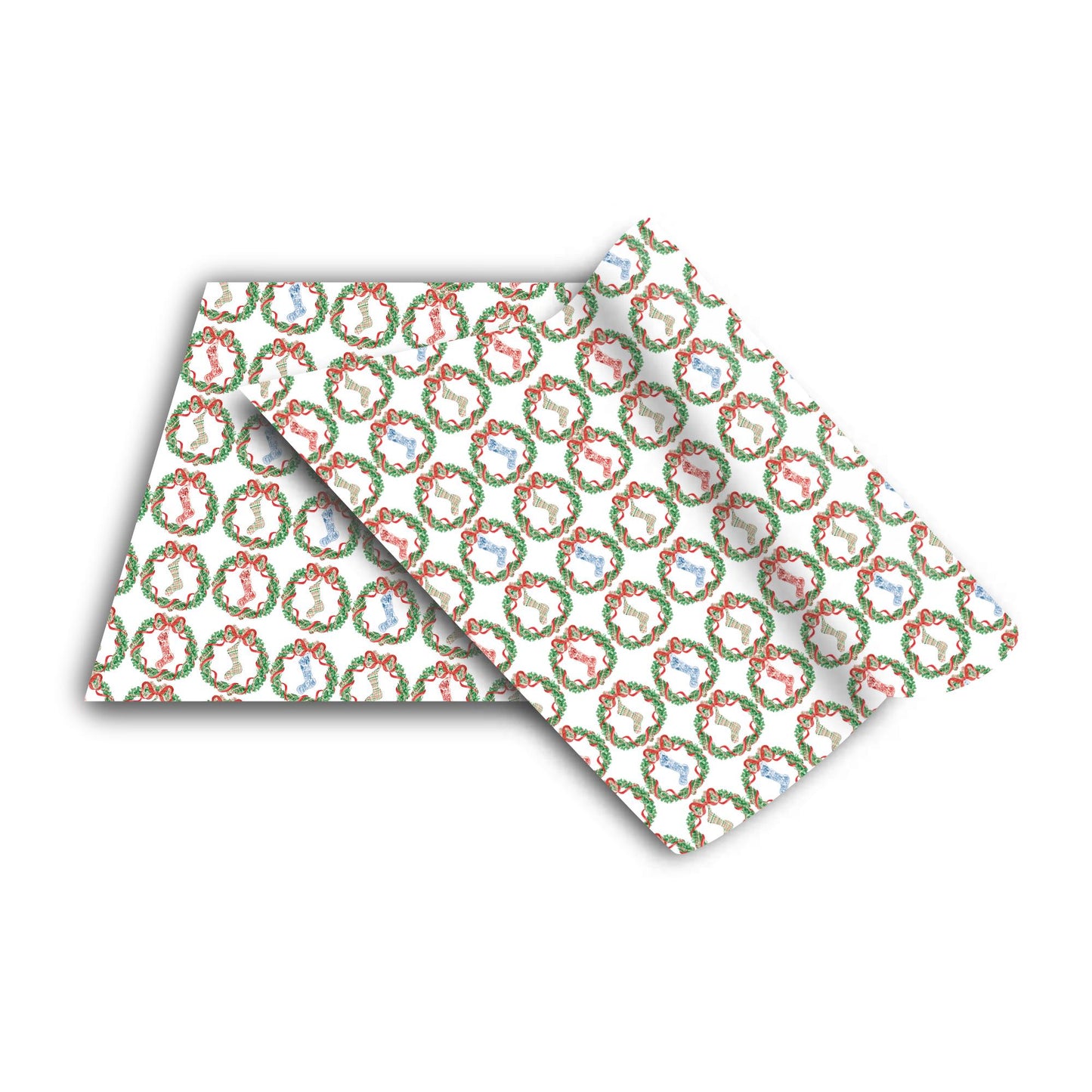two pieces of paper with a pattern on them
