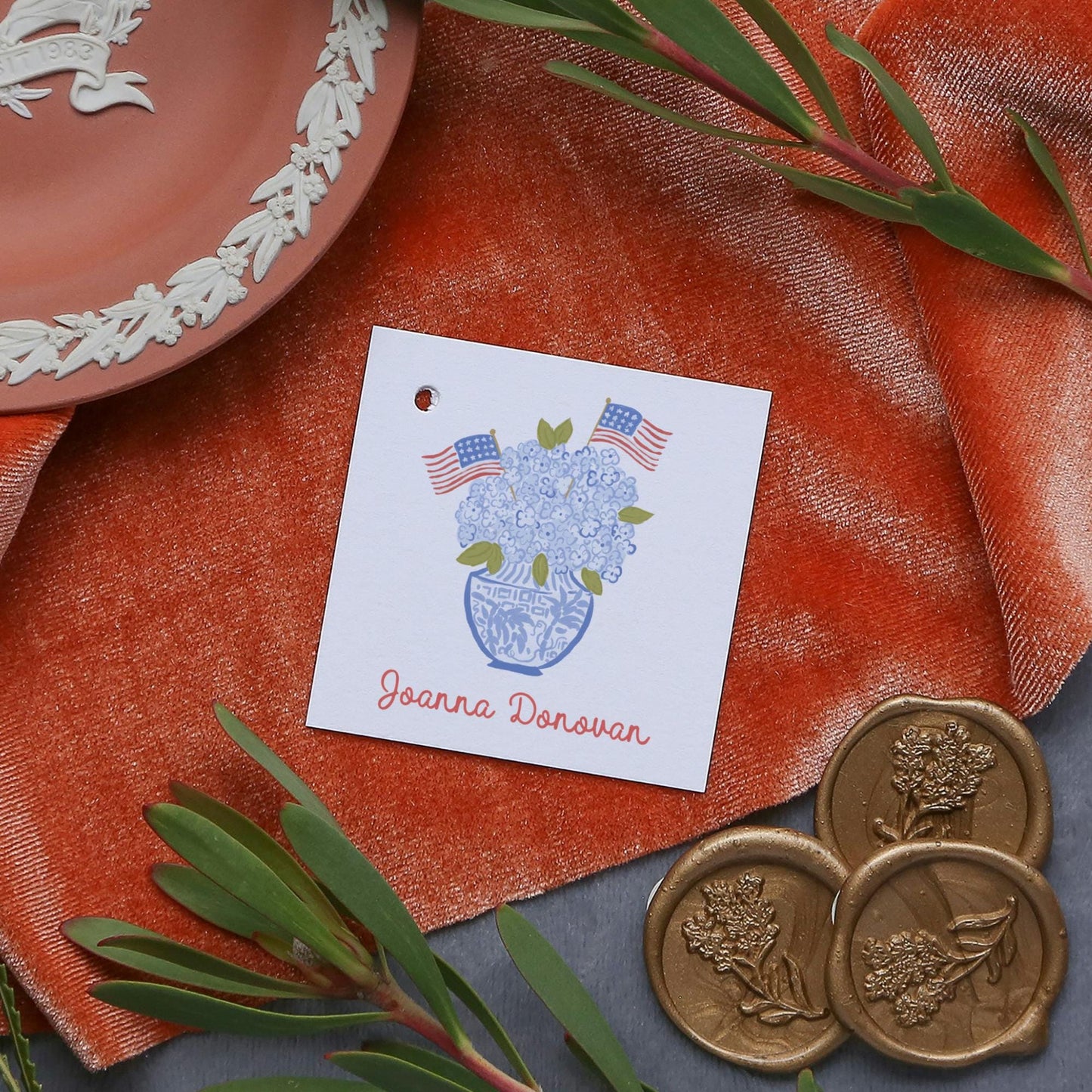 Elegant Americana Enclosure Cards