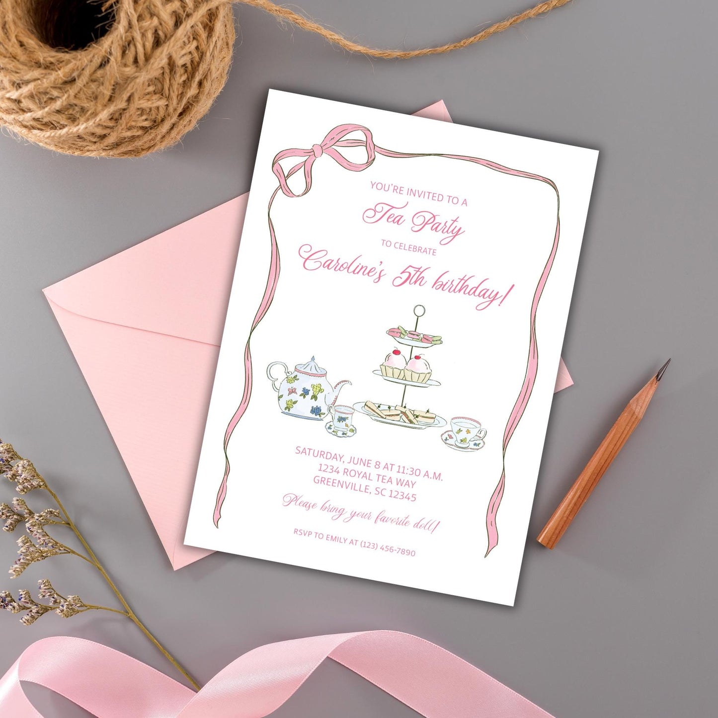 Tea Party Invitation