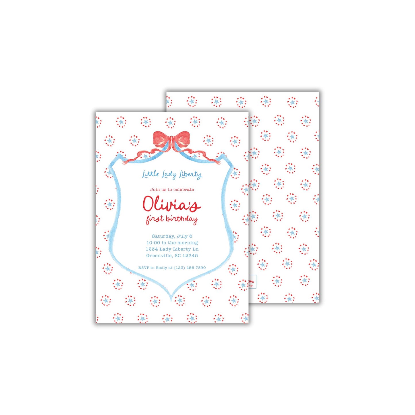 Lady Liberty Invitation