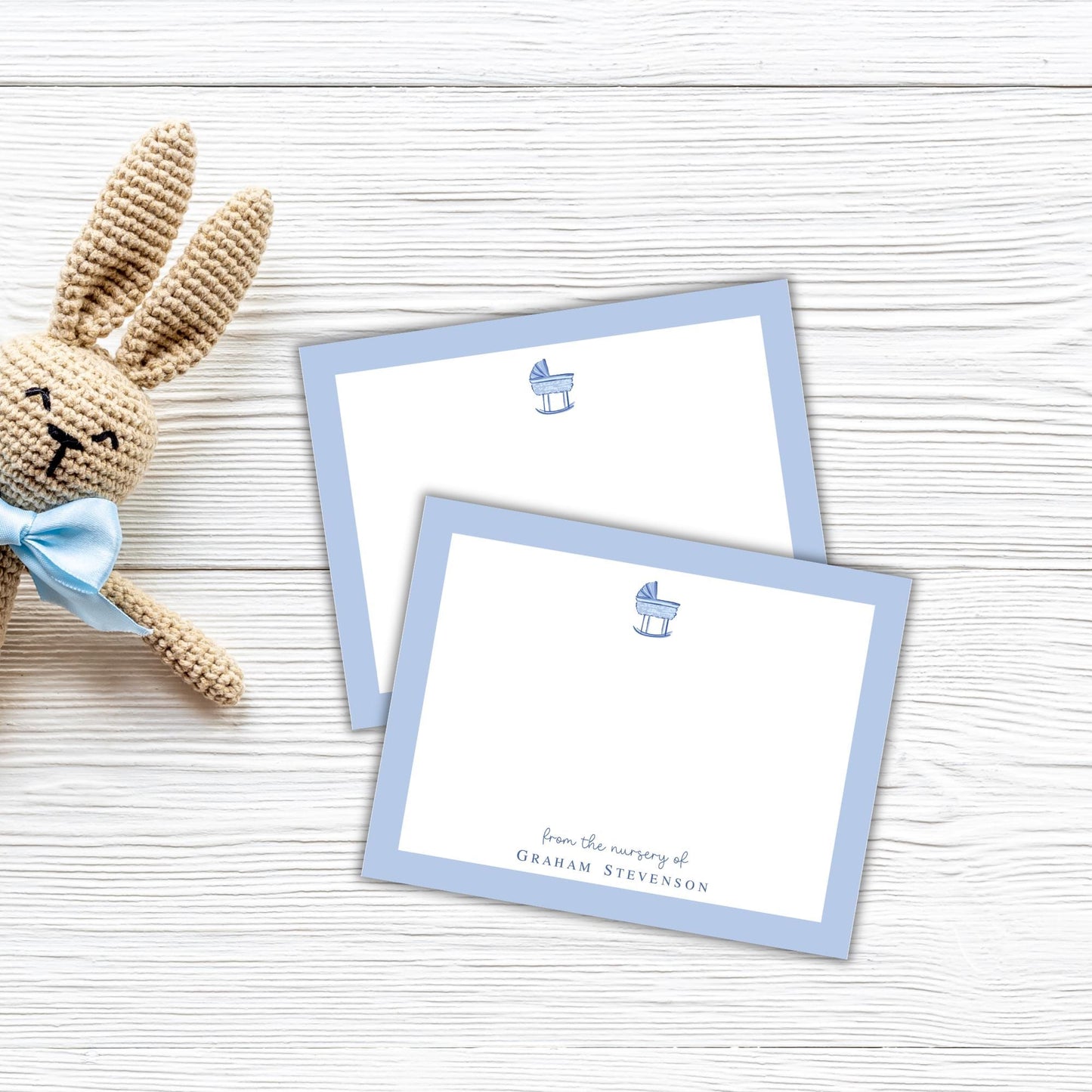Delftware Cradle Notecards