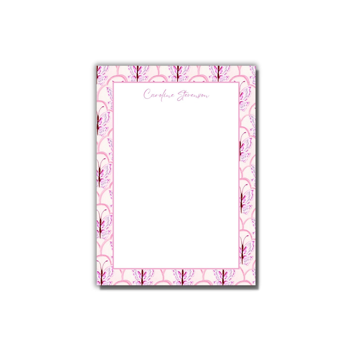 Scallop Butterfly Notepad