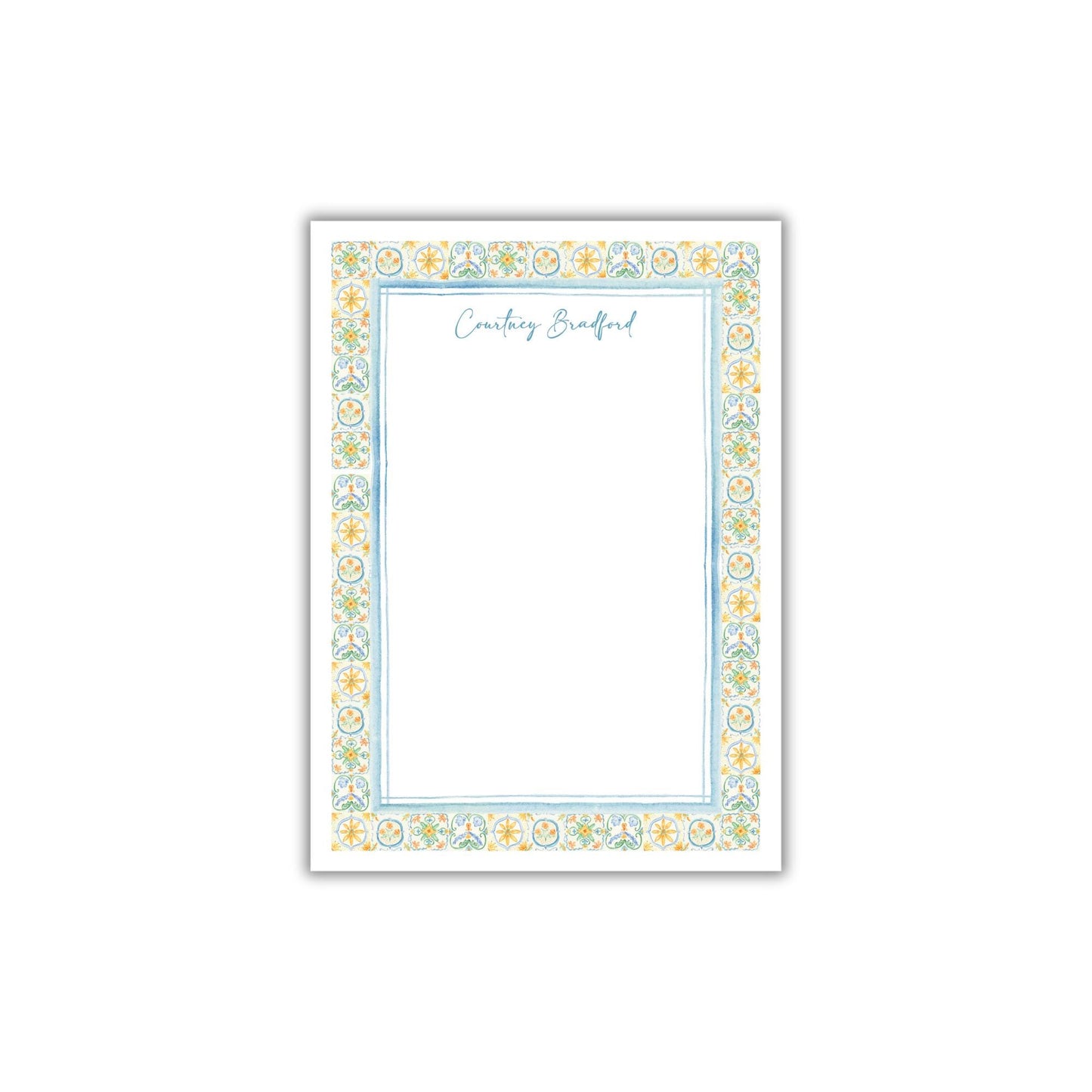 Italian Tile Notepad