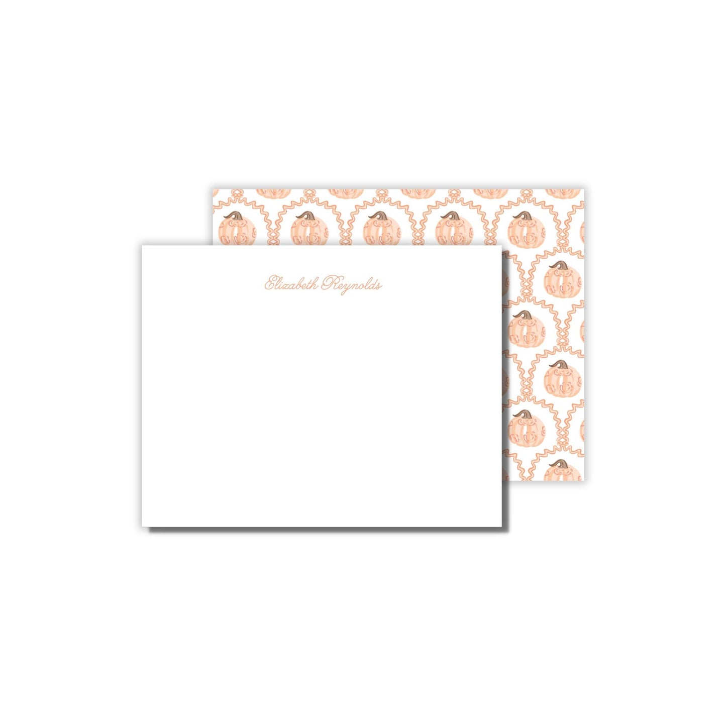 Pumpkin Notecard - Orange