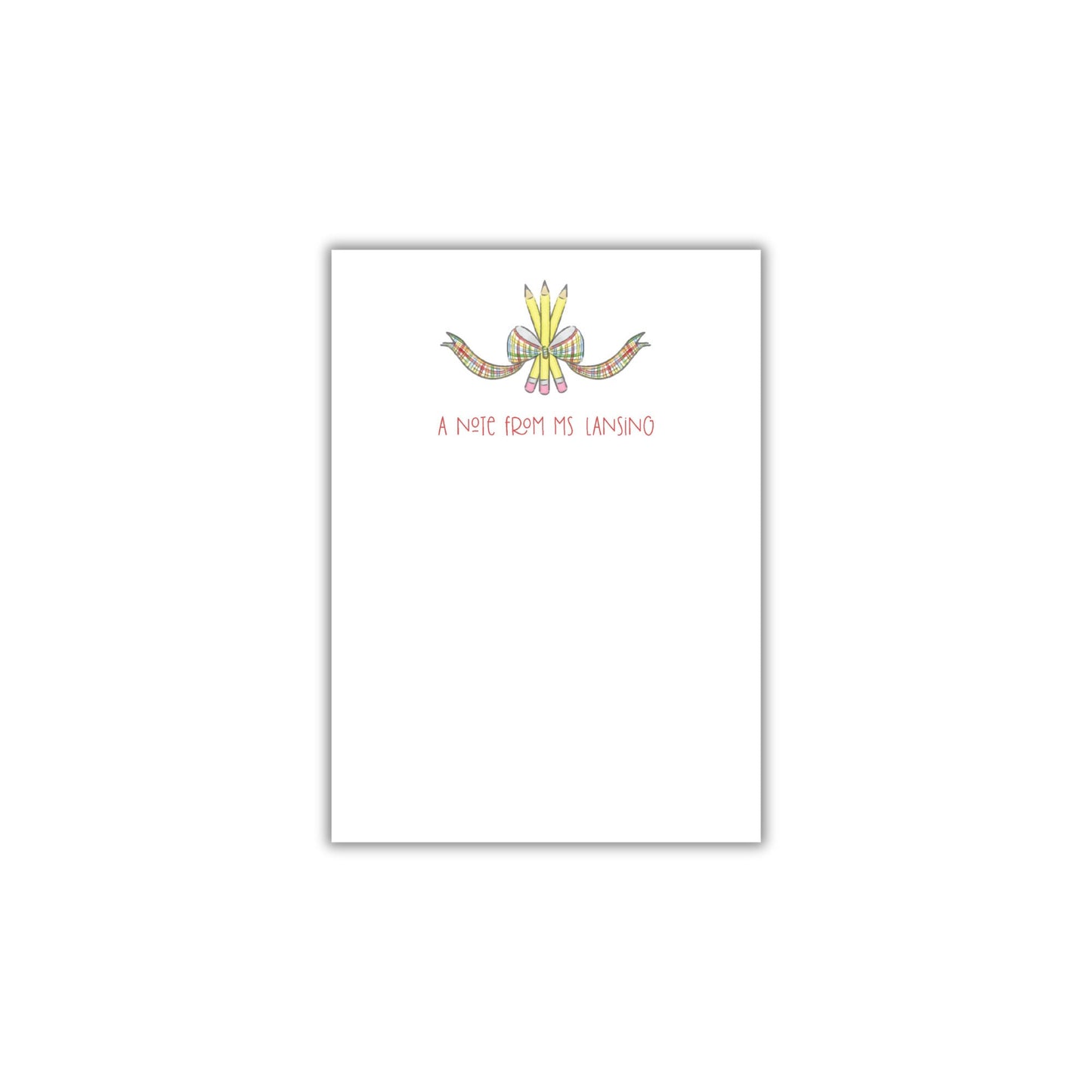 Pencil Bouquet Notepad
