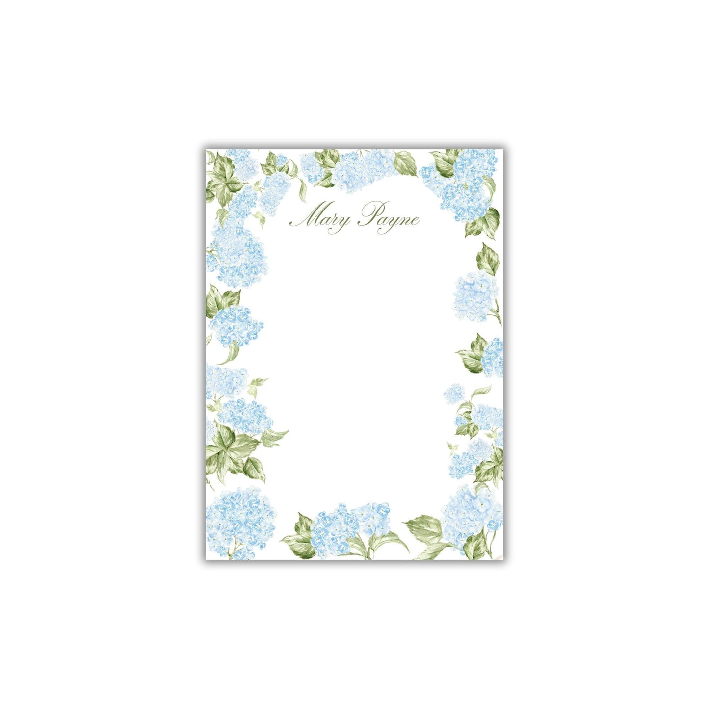 Blue Hydrangeas Notepad