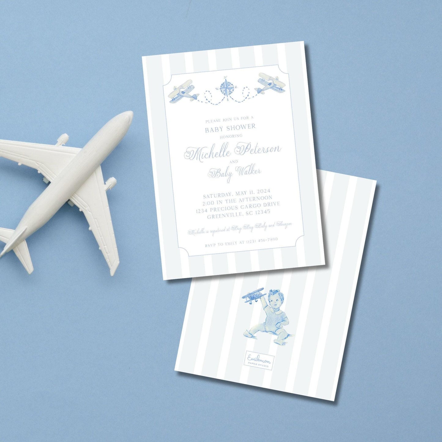 Precious Cargo Baby Shower Invitation