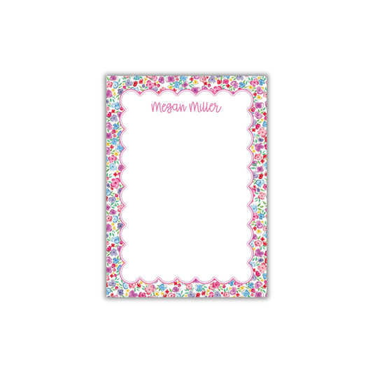 Bold Blooms Notepad