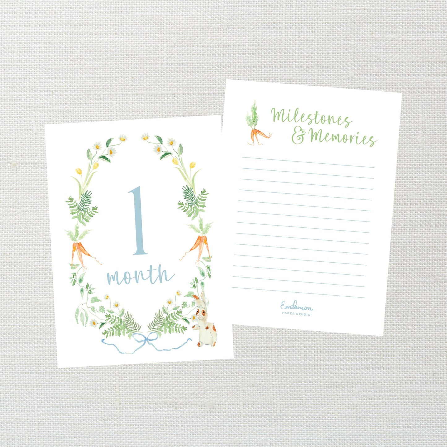 Peter Rabbit Milestone Cards