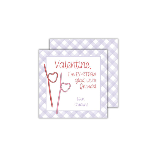 Crazy Straw Valentine - Purple