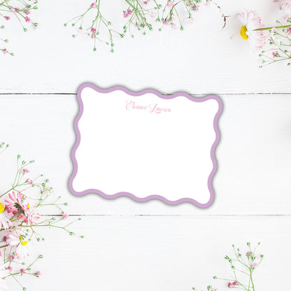 Wavy Floral Notecards