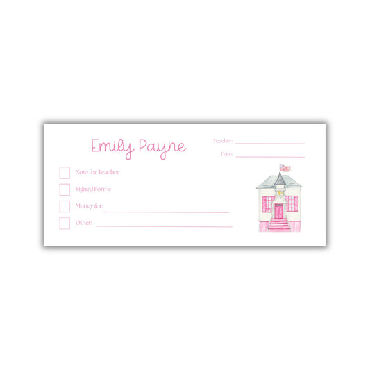 Schoolhouse Money Envelopes