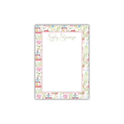 Chinoiserie Garden Notepad