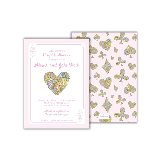 Full House Baby Shower Invitation - Pink