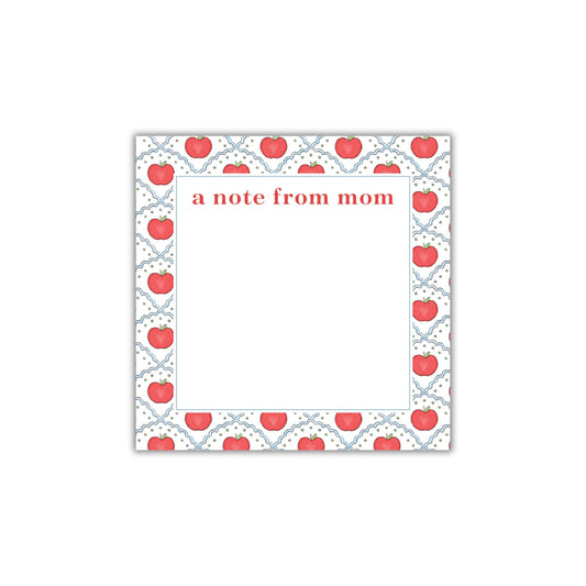 Scalloped Apple Lunch Box Notepad