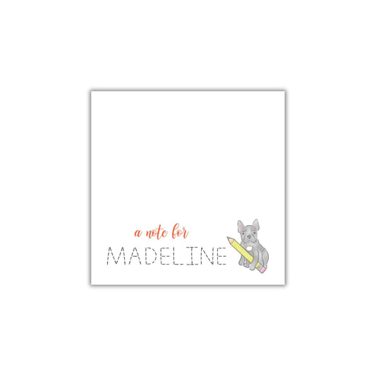 French Bulldog Lunch Box Notepad