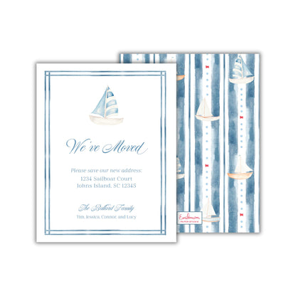 Sailing Away Moving Announcements