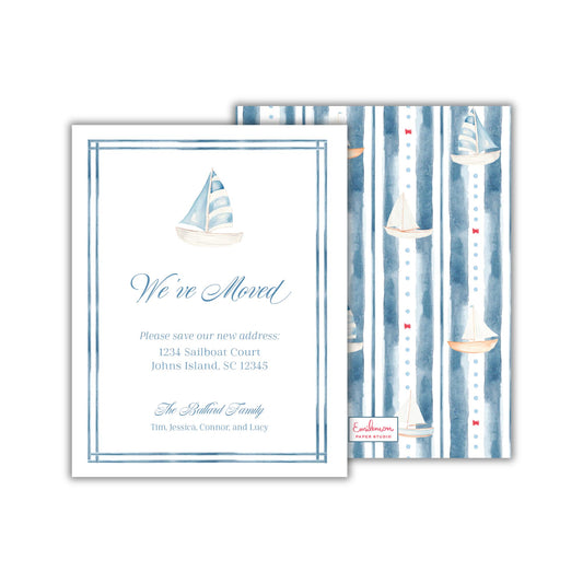 Sailing Away Moving Announcements