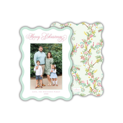 Floral Paris Christmas Card