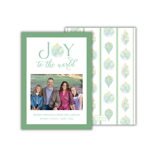 Traditional Chinoiserie Christmas Card