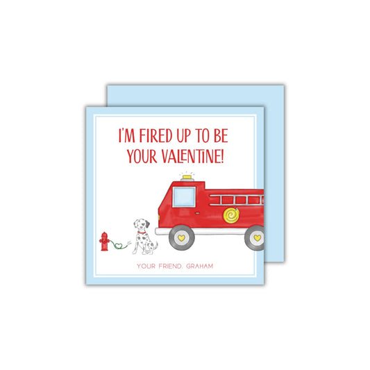 Fire Truck Valentine