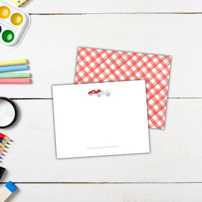 Race Car Notecards