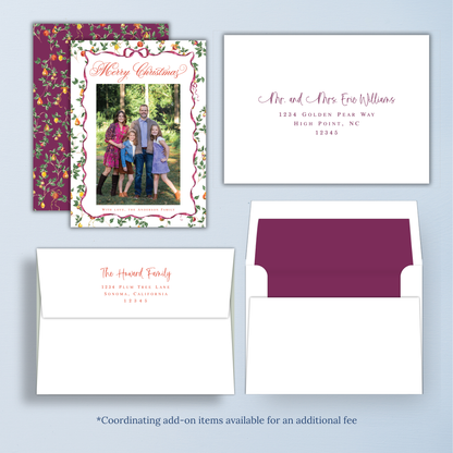 Sugar Plum Christmas Card