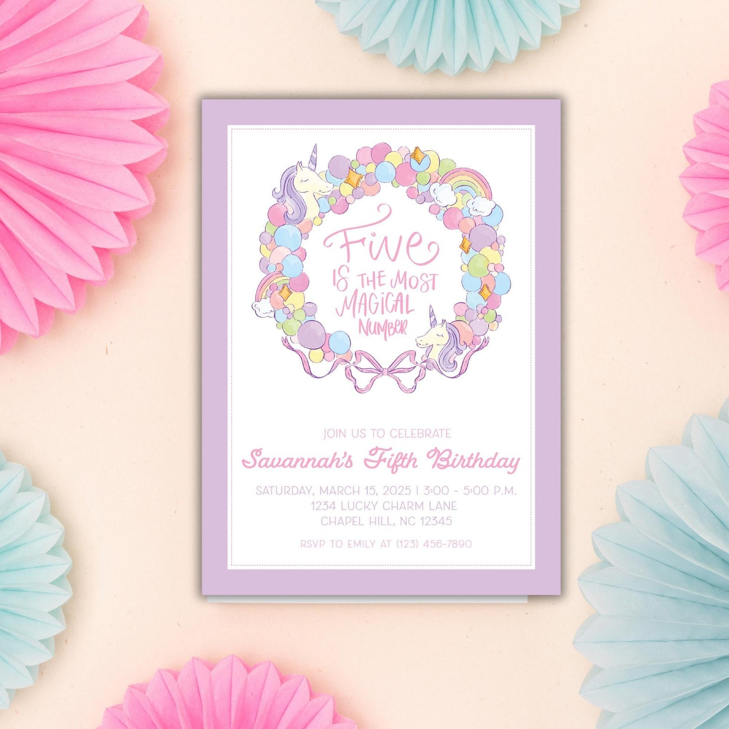 Magical Number Invitation