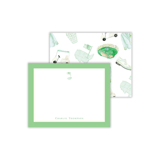 Golf Notecards - Green