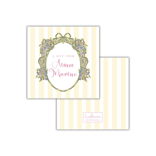 Alexandria Gift Enclosure - Yellow