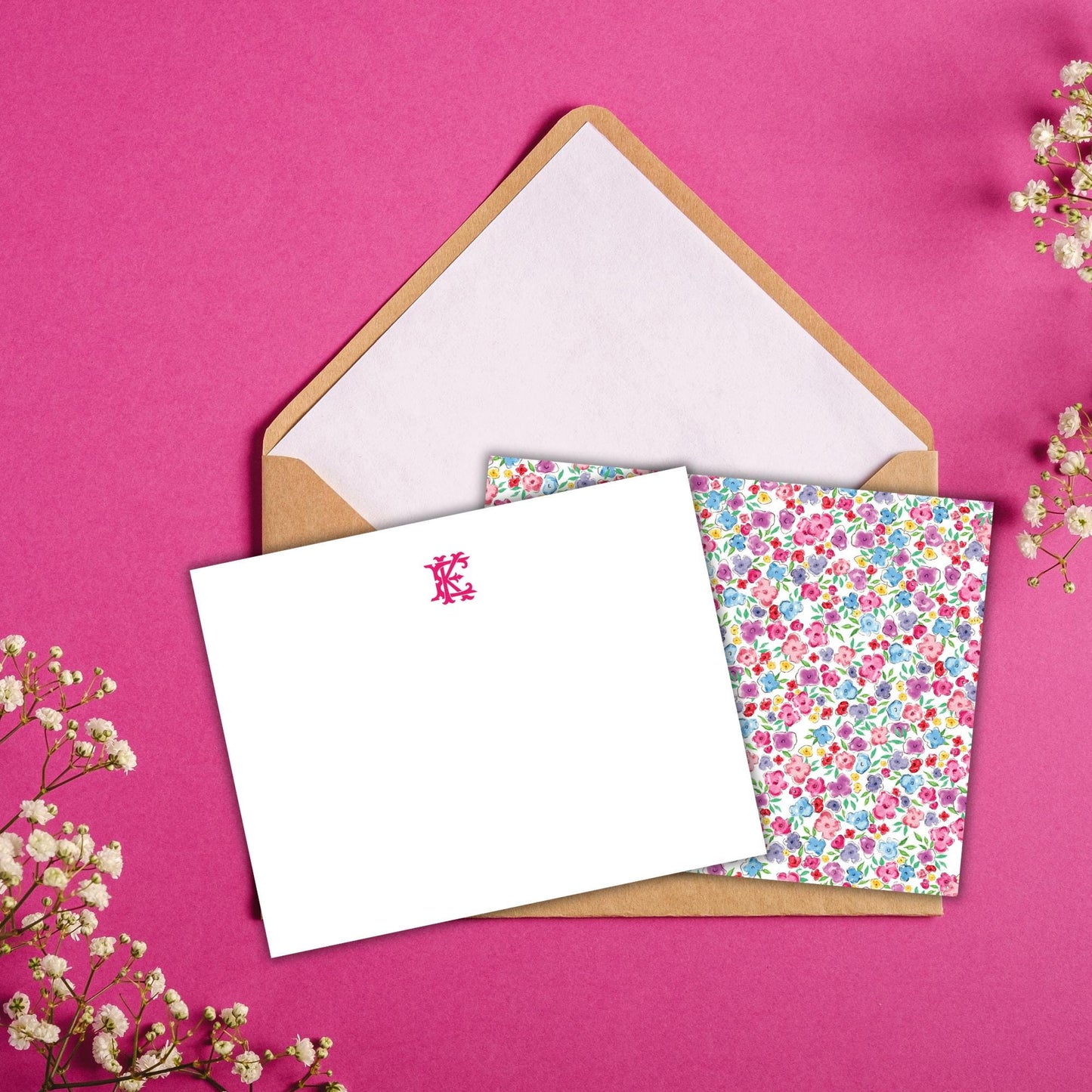 Bold Blooms Notecards