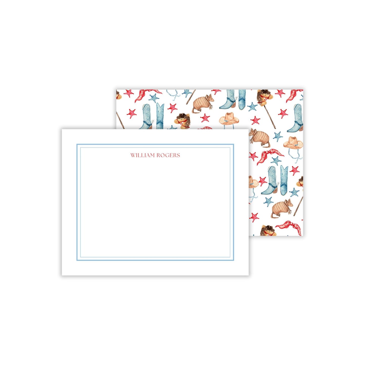 My First Rodeo Notecards - Blue