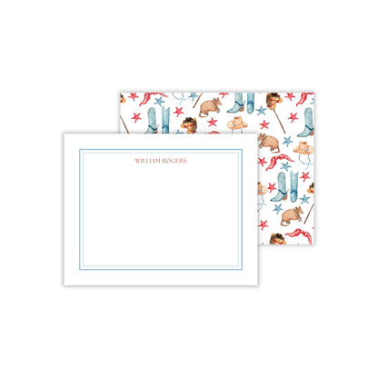 My First Rodeo Notecards - Blue
