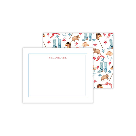My First Rodeo Notecards - Blue
