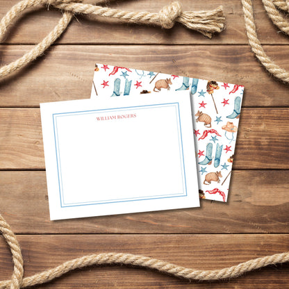 My First Rodeo Notecards - Blue