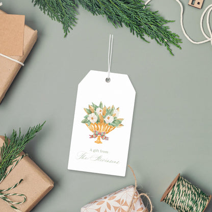 Magnolia Bouquet Christmas Tags