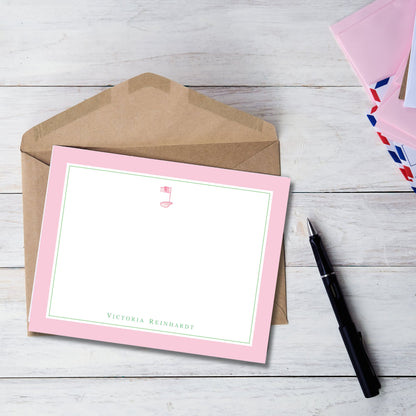 Golf Notecards - Pink
