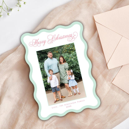 Floral Paris Christmas Card