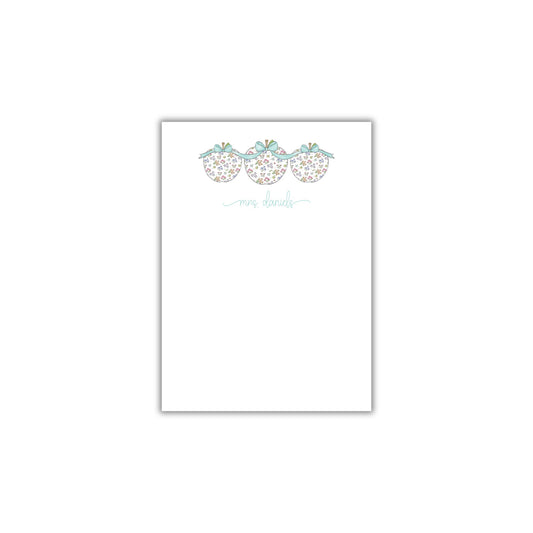 Floral Apple Notepad