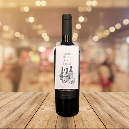 Cheers Wine Tags