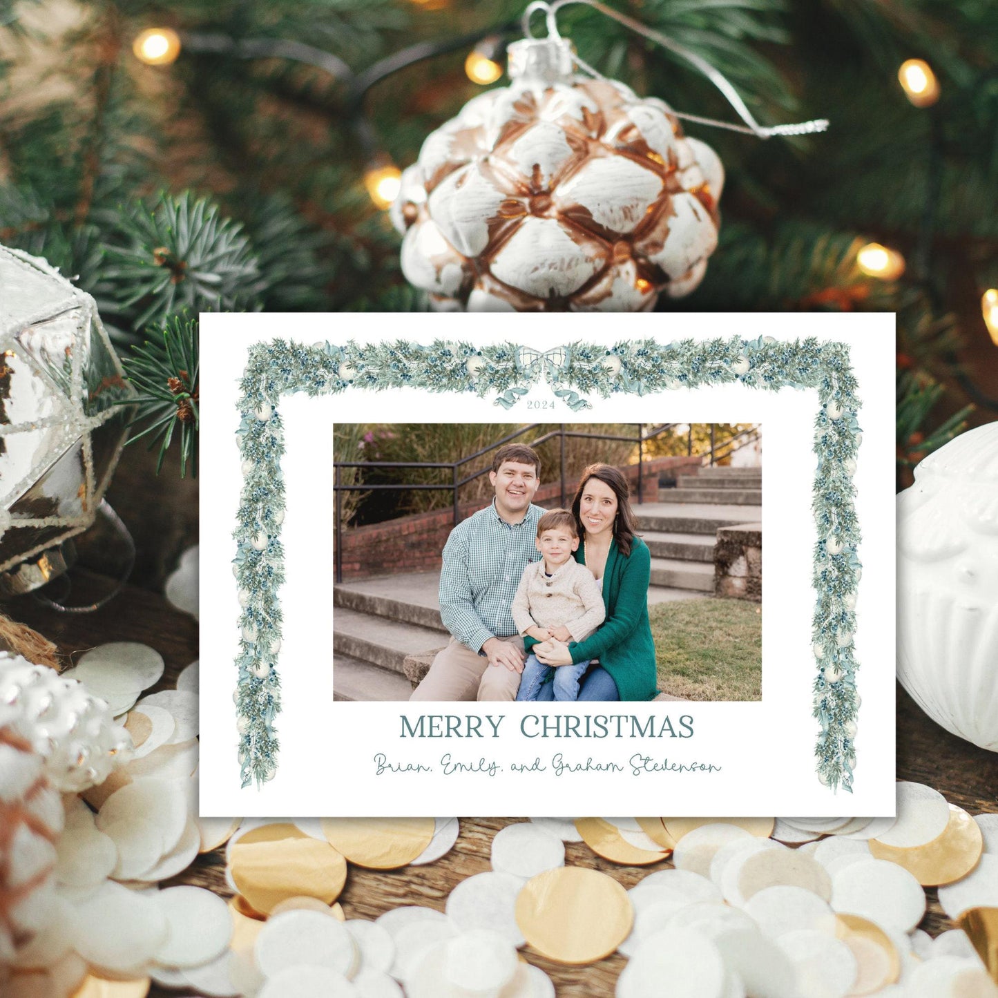 Landscape Juniper Christmas Card