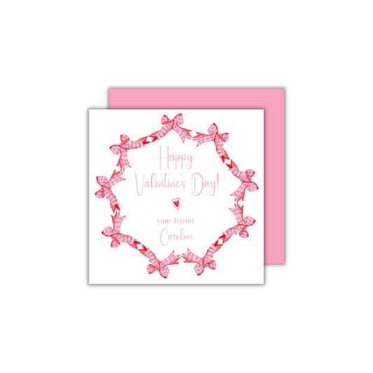 Gingham Bow Valentine