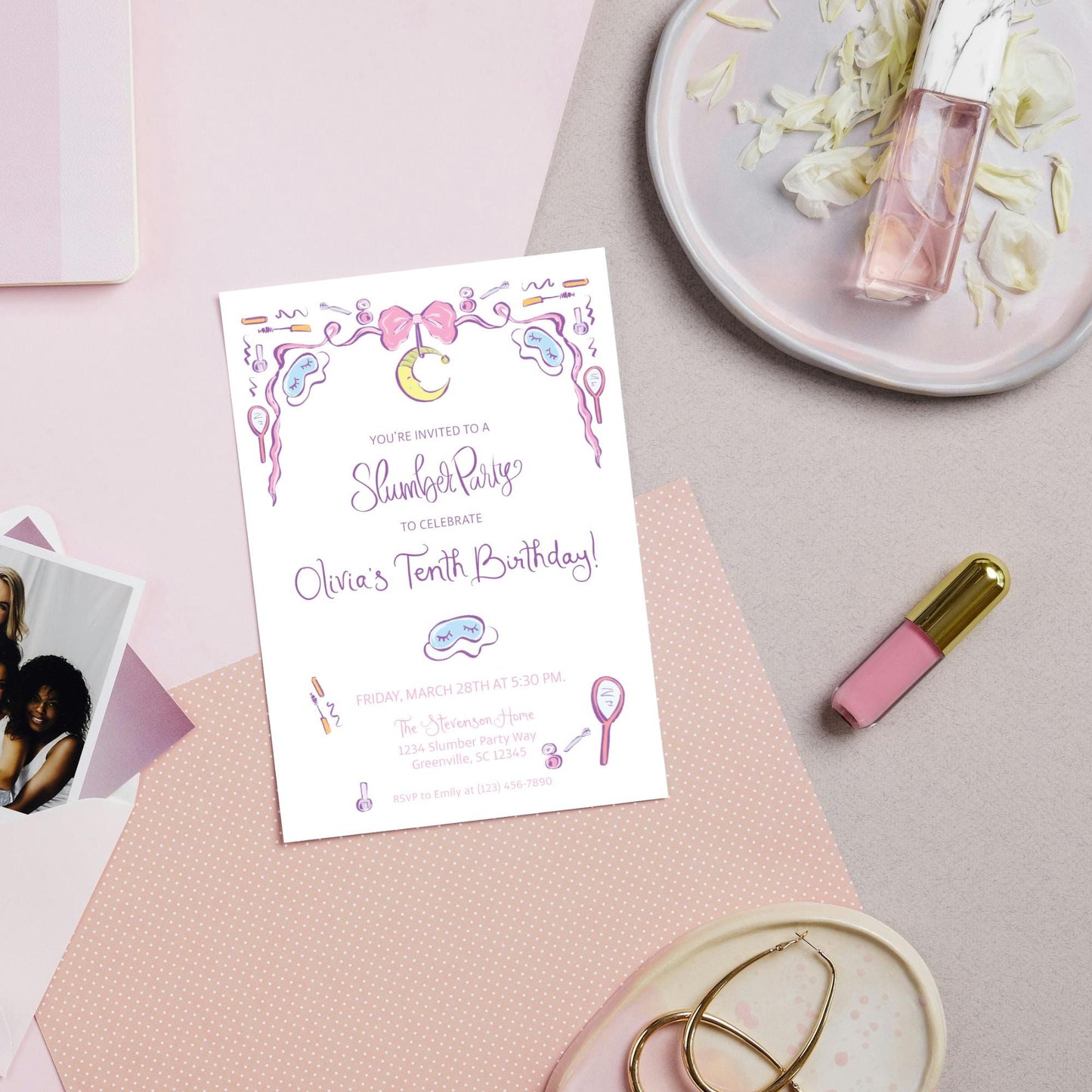 Slumber Party Invitation