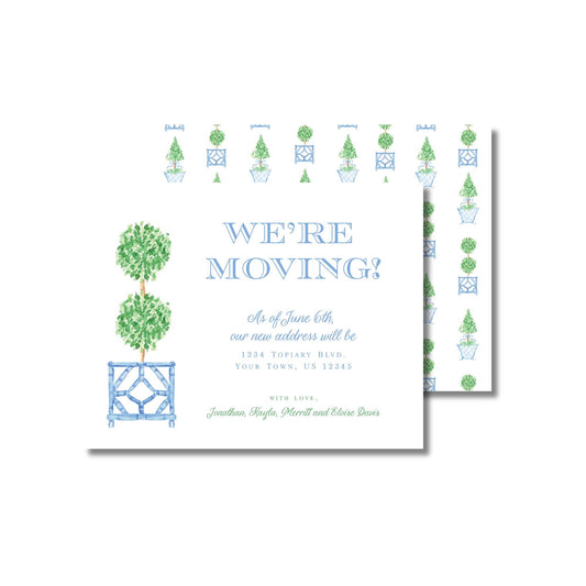 Topiary Moving Announcements