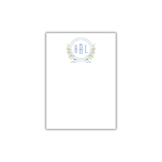 Floral Crest Notepad