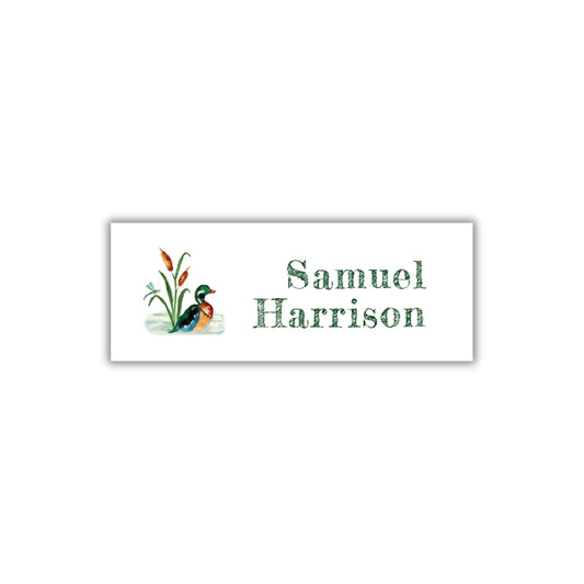 Duck Hunting Name Labels