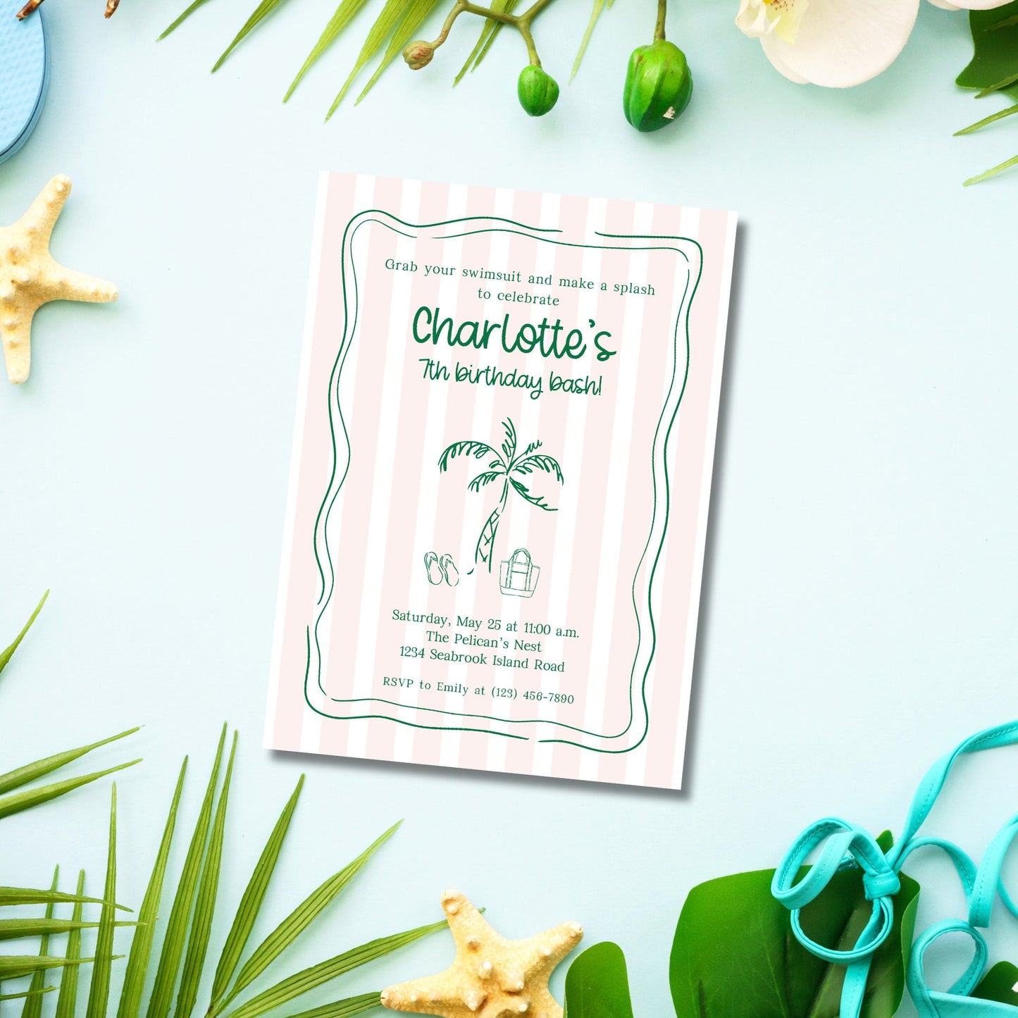 Cabana Invitation