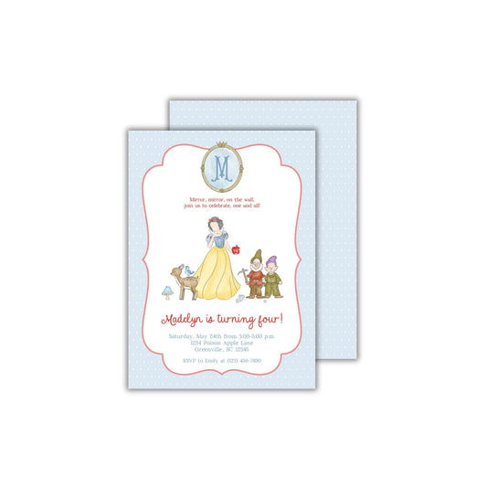 Snow White Invitation