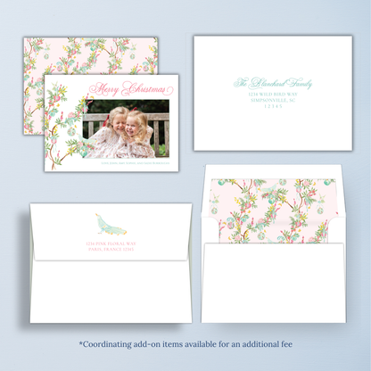 Parisian Chinoiserie Christmas Card